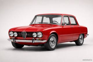 Alfa Romeo Giulia in Alfa Red
