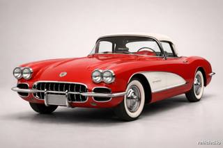 Chevrolet Corvette in Torch Red