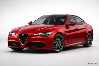 Alfa Romeo Giulia in Alfa Red