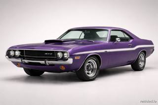 Dodge Challenger in Plum Crazy