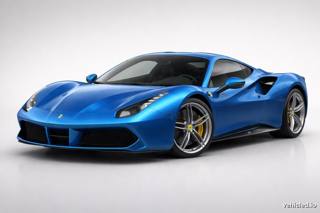 Ferrari 488 in Blu Corsa