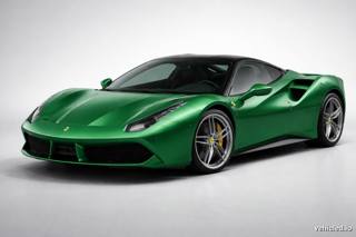 Ferrari 488 in Green