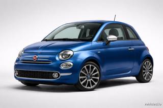 Fiat 500 in Epico Blue