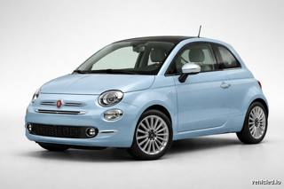 Fiat 500 in Celeste Blue