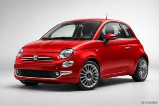 Fiat 500 in Passione Red