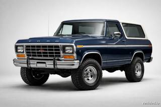 Ford Bronco in Antimatter Blue