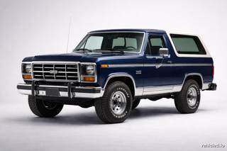 Ford Bronco in Antimatter Blue