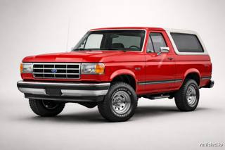 Ford Bronco in Hot Pepper Red