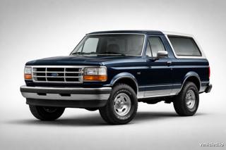 Ford Bronco in Antimatter Blue