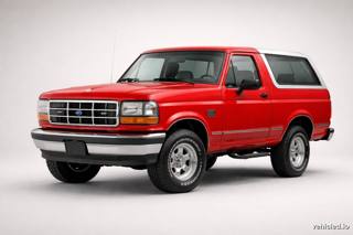 Ford Bronco in Hot Pepper Red