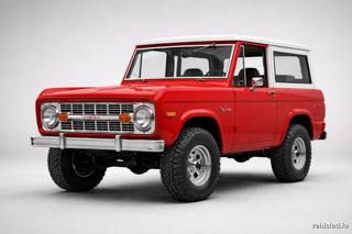 Ford Bronco in Race Red