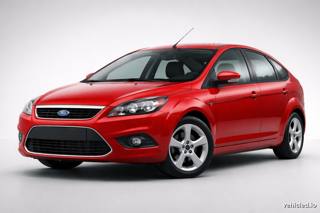 Ford Focus in Fantastic Red