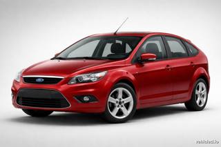 Ford Focus in Ruby Red