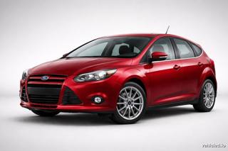 Ford Focus in Ruby Red