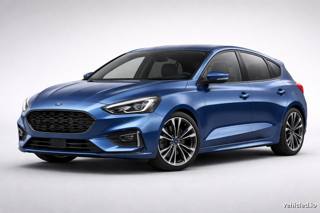 Ford Focus in Chrome Blue