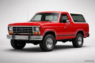 Ford Bronco in Race Red
