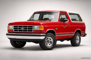 Ford Bronco in Race Red