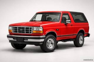 Ford Bronco in Race Red
