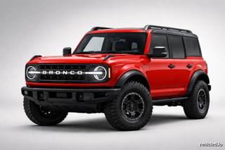 Ford Bronco in Race Red