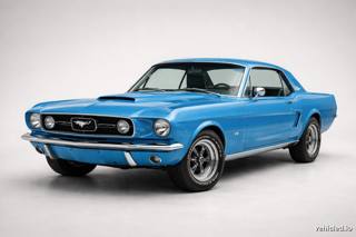 Ford Mustang in Grabber Blue