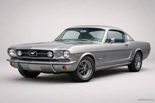 Ford Mustang in Iconic Silver