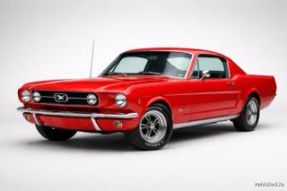 Ford Mustang in Race Red