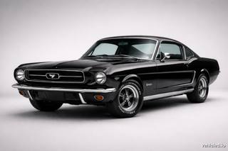 Ford Mustang in Shadow Black