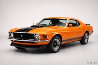Ford Mustang in Twister Orange