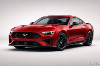 Ford Mustang in Rapid Red