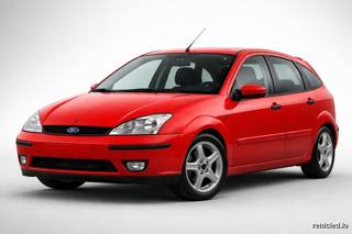 Ford Focus in Race Red