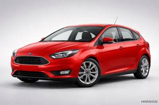Ford Focus in Race Red