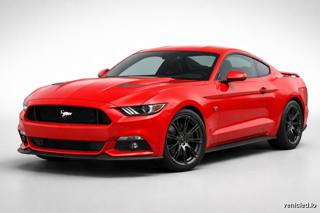 Ford Mustang in Race Red
