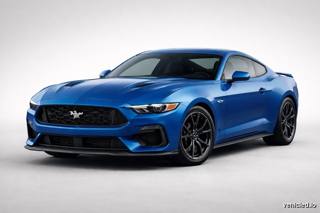 Ford Mustang in Velocity Blue