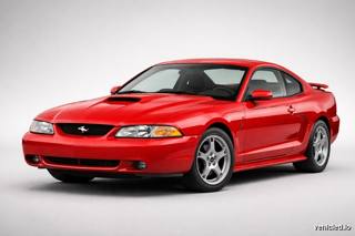 Ford Mustang in Race Red