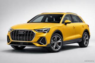 Audi Q3 in Vegas Yellow