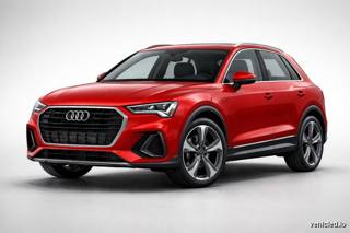 Audi Q3 in Tango Red