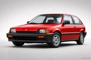 Honda Civic in Rallye Red