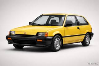 Honda Civic in Phoenix Yellow