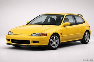 Honda Civic in Phoenix Yellow