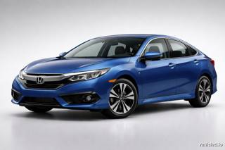 Honda Civic in Aegean Blue Metallic