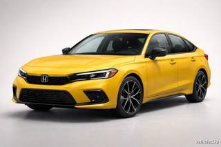 Honda Civic in Phoenix Yellow