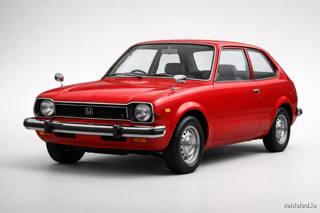 Honda Civic in Rallye Red