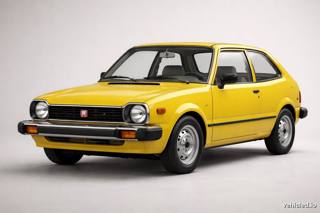 Honda Civic in Phoenix Yellow