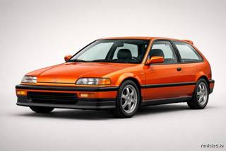 Honda Civic in Blazing Orange Pearl