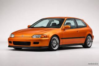 Honda Civic in Blazing Orange Pearl