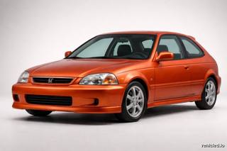 Honda Civic in Blazing Orange Pearl