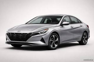 Hyundai Elantra in Shimmering Silver