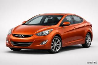 Hyundai Elantra in Lava Orange
