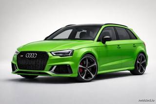 Audi RS 3 in Kyalami Green