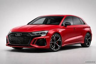 Audi RS 3 in Tango Red